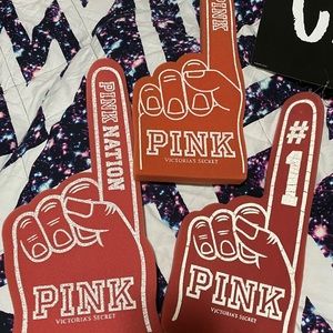 PINK foam fingers